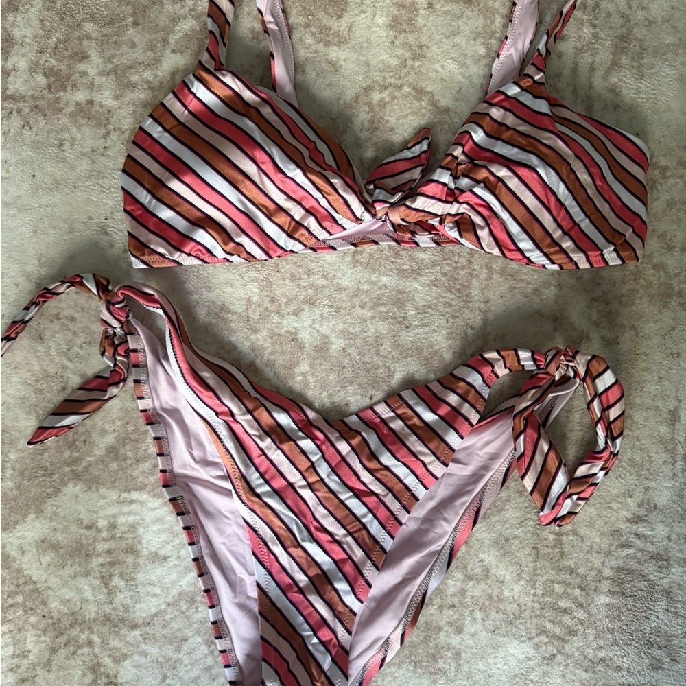 Striped Bikini Set; Victoria’s Secret